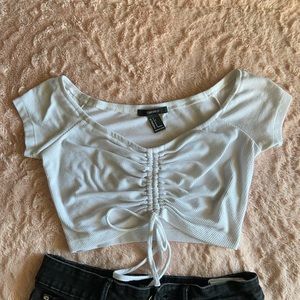 White crop top Forever 21